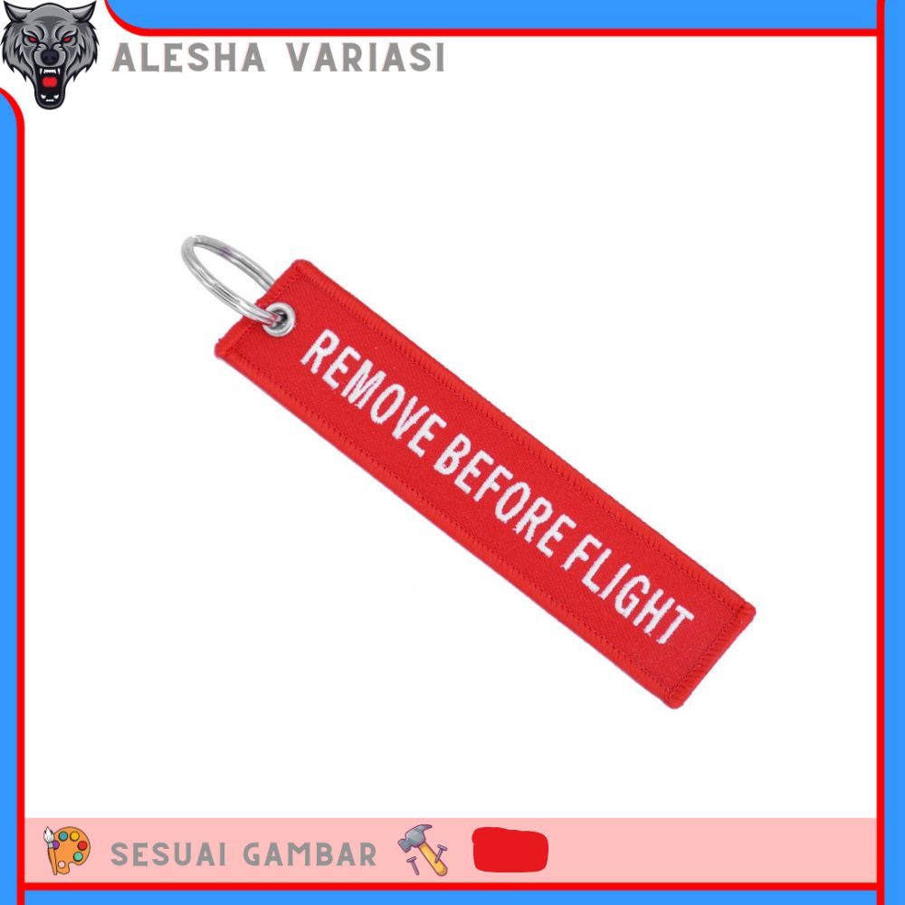 GUNDAN FASHION KEYCHAIN TAG REMOVE BEFORE FLIGHT