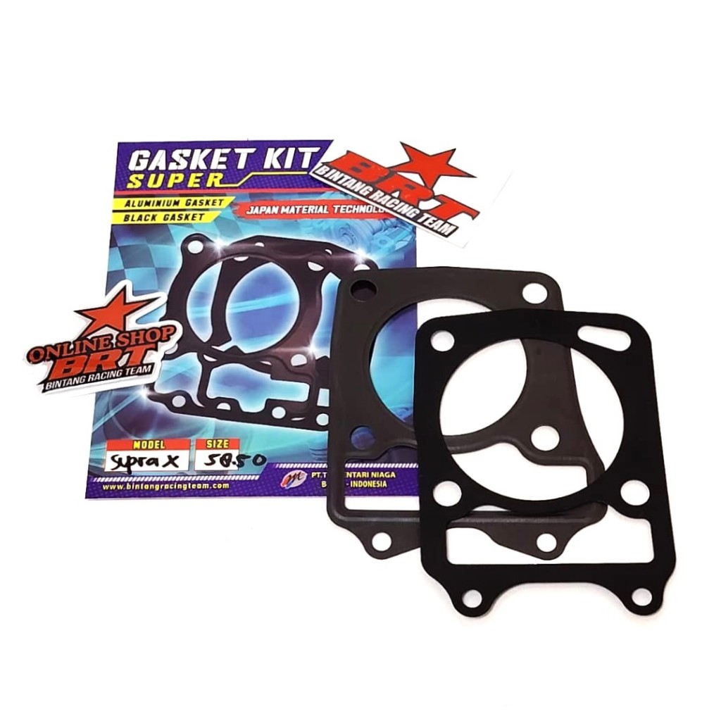 BRT GASKET BLOCK HEAD GASKET SUPRA X 125 FI HELM IN BLADE 125 FI Honda MONKEY 58.5mm 58.5 mm UPPER B