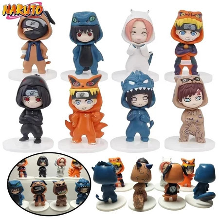Naruto Biju Minato Gaara Sasuke Sakura Action Figure ชุด 6 ชิ้น