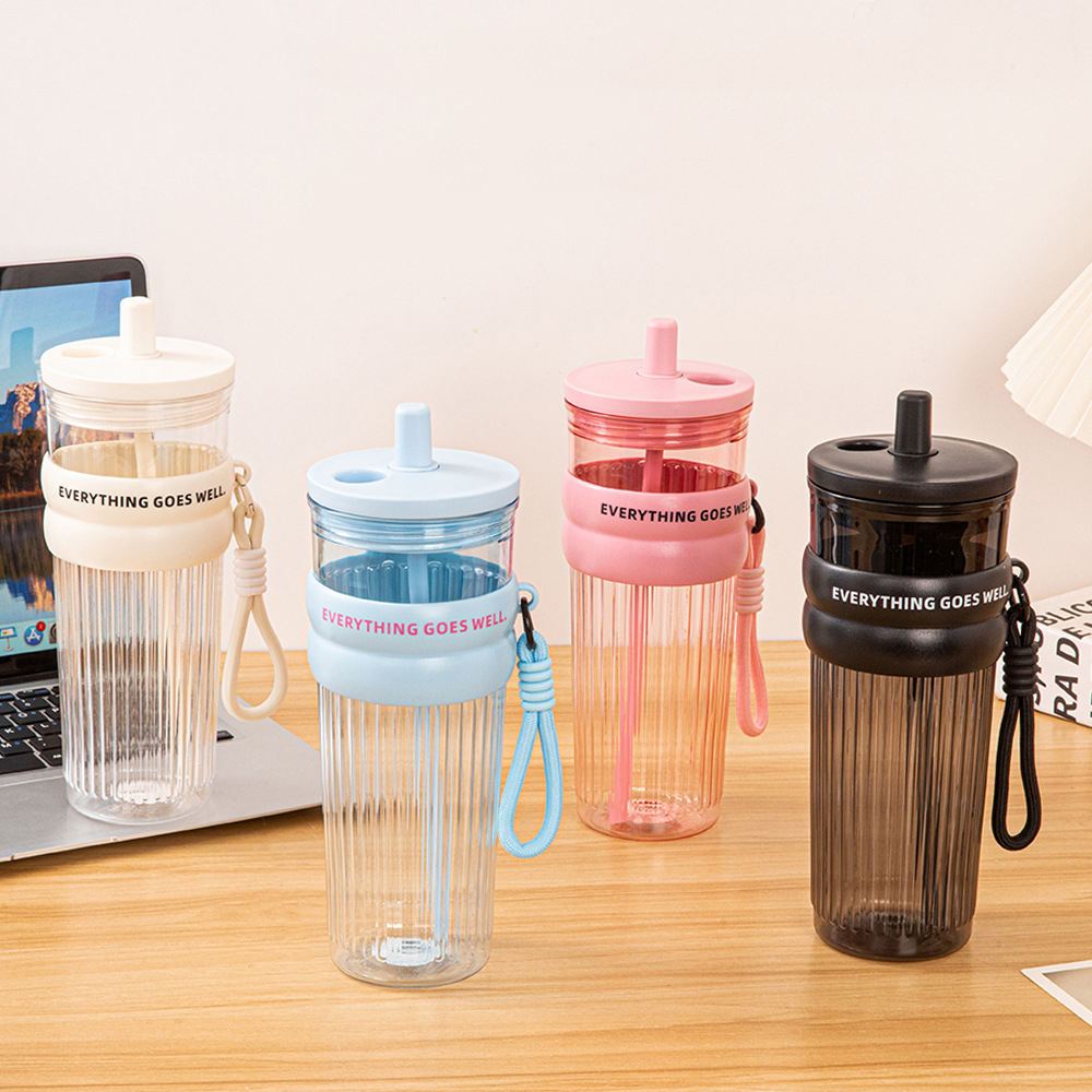 BPA FREE ขวดพลาสติกเส้นใสขนาด 750 มล. (SN. 3702)