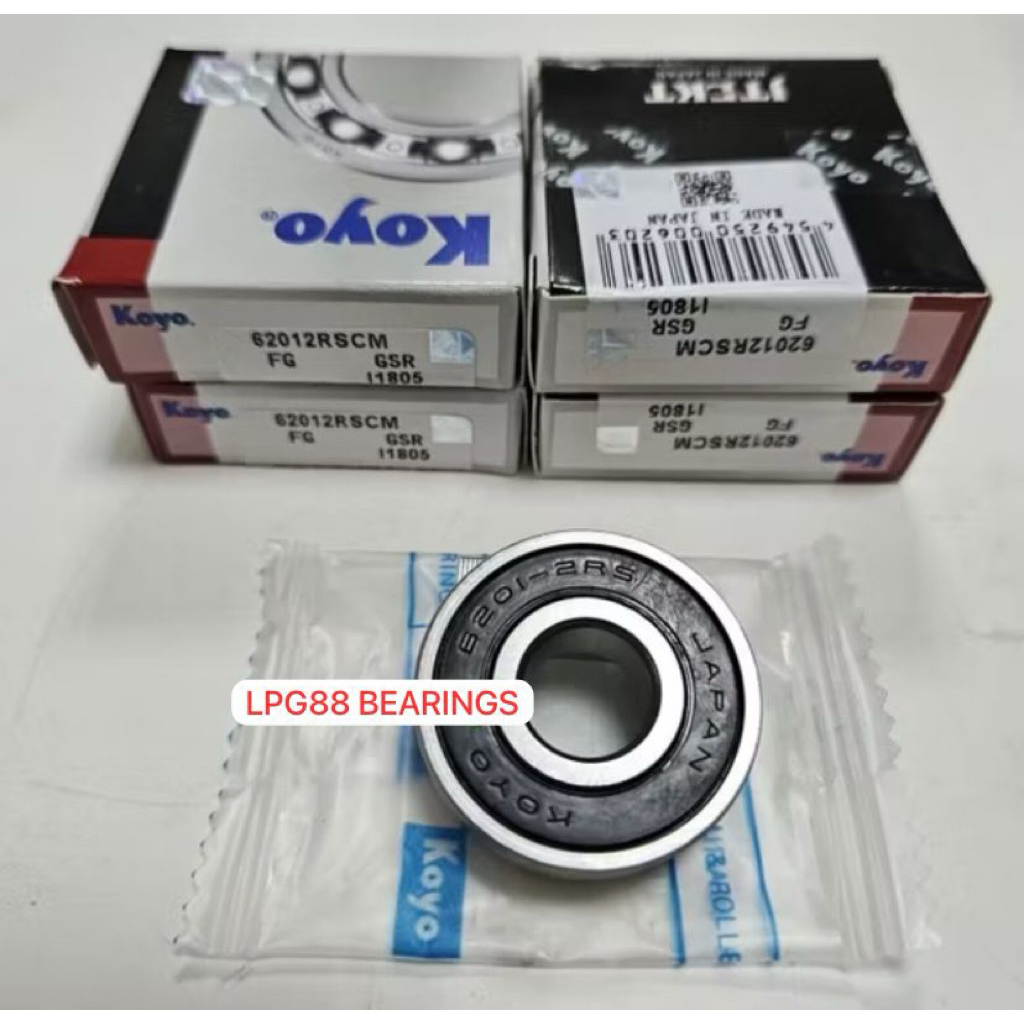 BEARING 6201 2RS KOYO BEARING 6201 2RS หมวกยาง