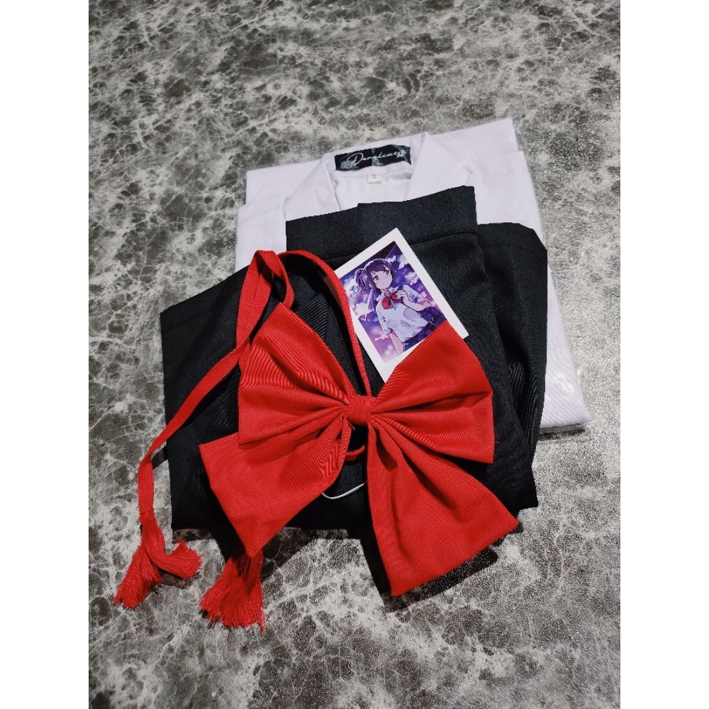 Mitsuha คอสเพลย์ Kimi No Nawa อะนิเมะ Mitsuha ผมริบบิ้น