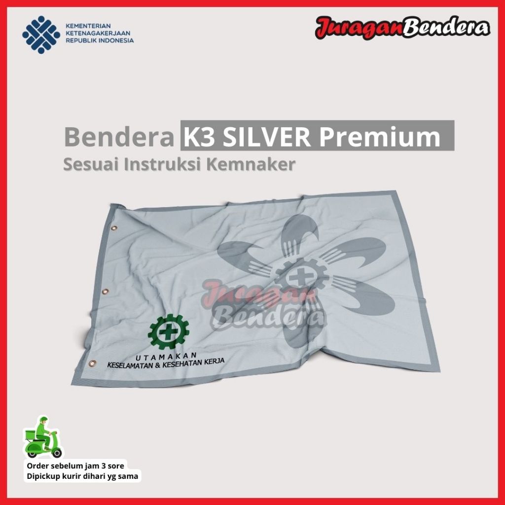 Brendera SMK3 Silver / Safety Flag / K3 Silver Safety Flag