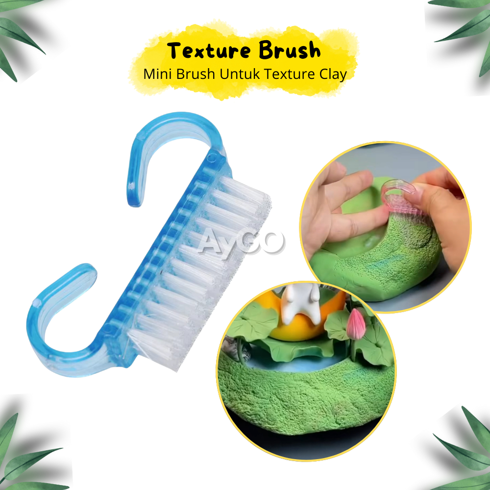 Mini Texture Brush Clay / Mini Brush / Clay Art Texture Making Brush / Clay Tools