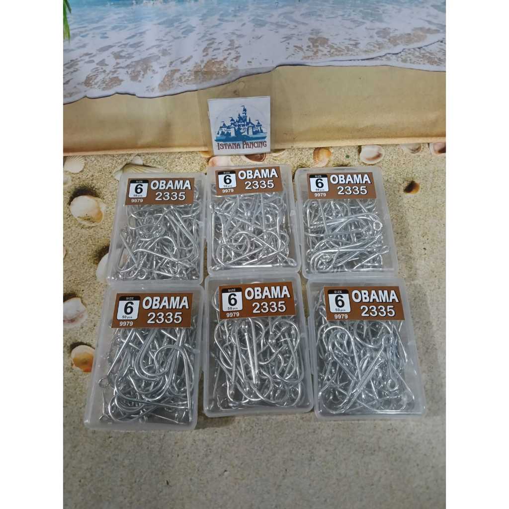 MATA Obama 2335 NO. ตะขอตกปลา OBAMA GUMALA 6 อัน