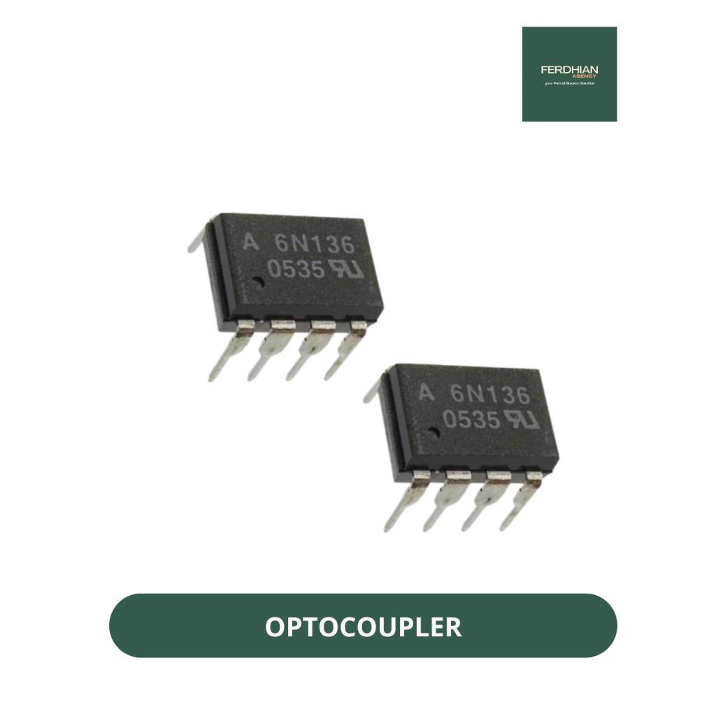 OPTOCOUPLER IC TDK 6N136 Optocoupler DIP-8 A6N136 ดิจิตอล Pertamina