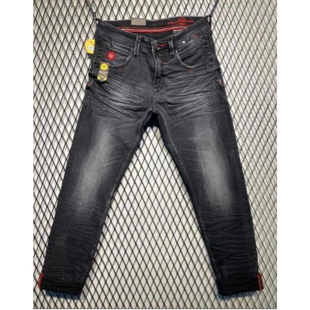 BLACK SPREY MENS PANTS กางเกงขายาวผู้ชาย DV LEVE; กางเกงยาว NINE 9 SKINNY