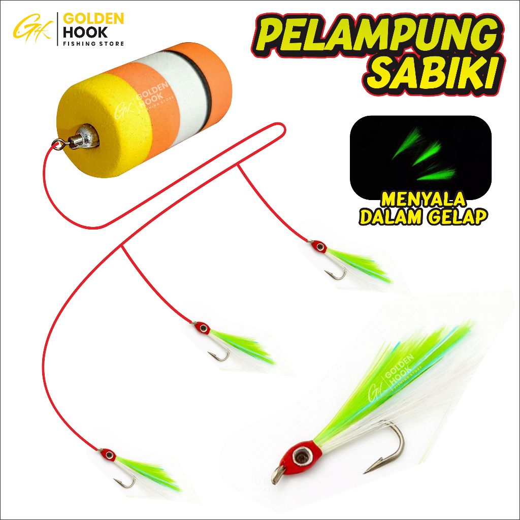 ซาบิกิ / โคเทรคคัน บูโย BABY GT FISHING GACOR BAIT AJING เกมปลาเหยื่อหล่อ