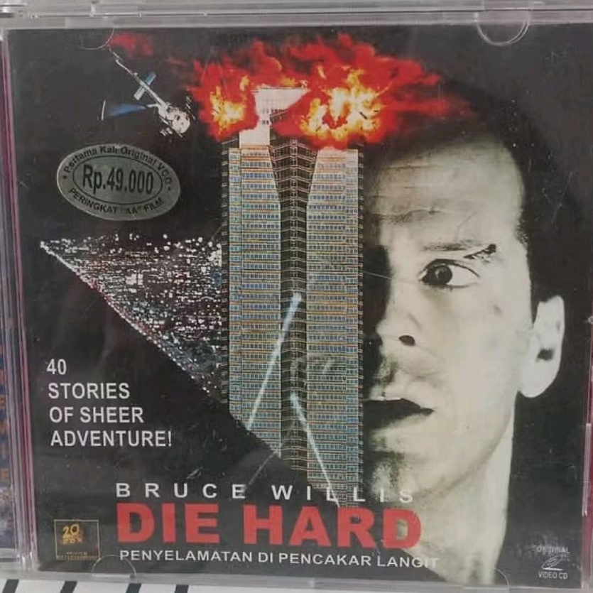 VCD Original Die Hard Feat Bruce Willis อินโดนีเซียข้อความ