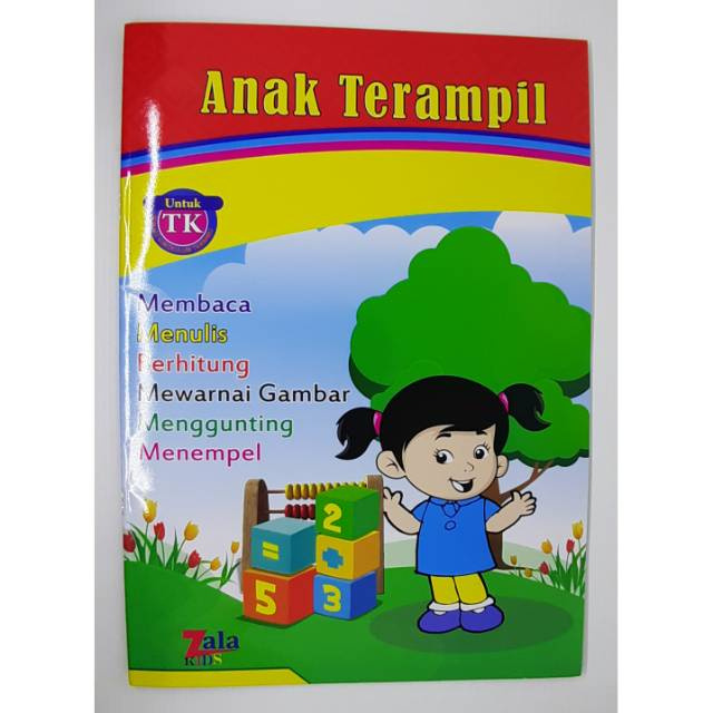 หนังสือทักษะ: CALISTUNG และการตัดระบายสีสําหรับเด็กอนุบาล ZALA KIDS ชําระเงินปลายทาง