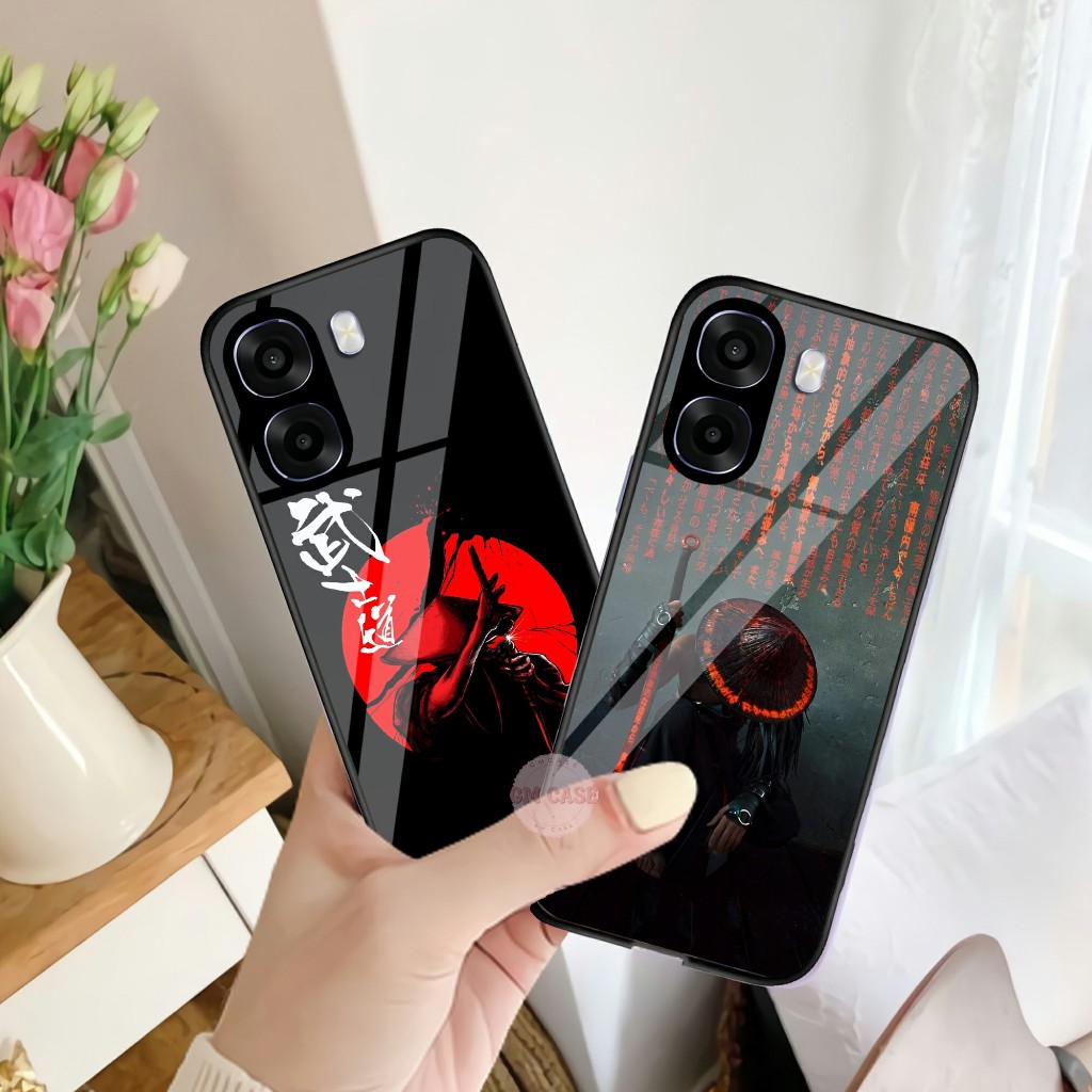 HP OPPO A6X 4G 5G Glass Softcase - OPPO A6X 4G 5G Phone Case Cool Motif Case - เคส OPPO (U 599)