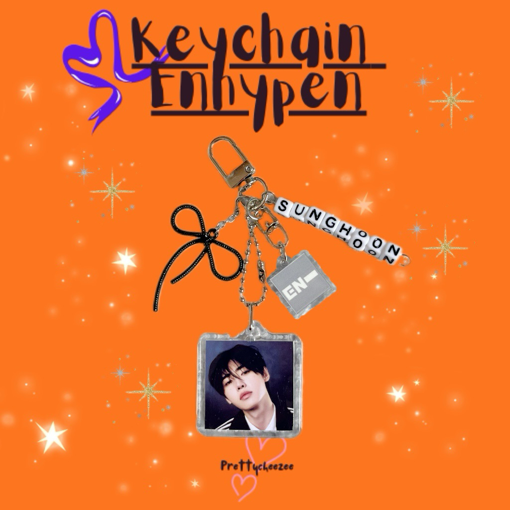 GANTUNGAN READY พวงกุญแจ ENHYPEN Aesthetic / พวงกุญแจ / Bagcharm / ไม้แขวนเสื้อ / Kpop