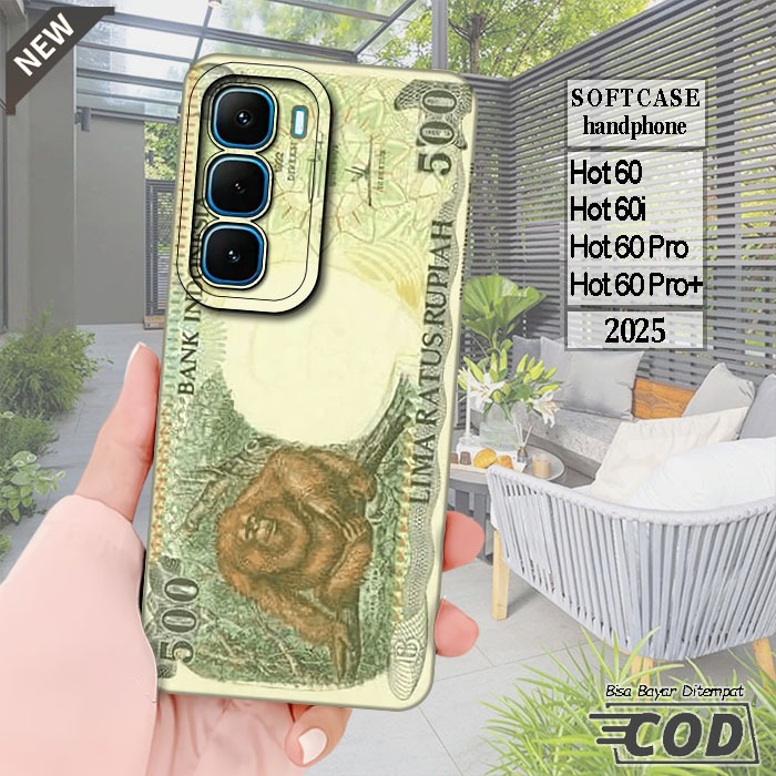 เคส Infinix Hot 60 - Infinix Hot 60i - Hot 60 Pro - Hot 60 Pro Plus - เคสซิลิโคนสีดําใสสุดเท่