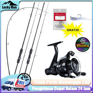 Pancing Set1.8M/2.1MJoran Pancing Set Dengan Bahan Serat Karbon Joran Pancing Carbon Pancing Set Lengkap Untuk