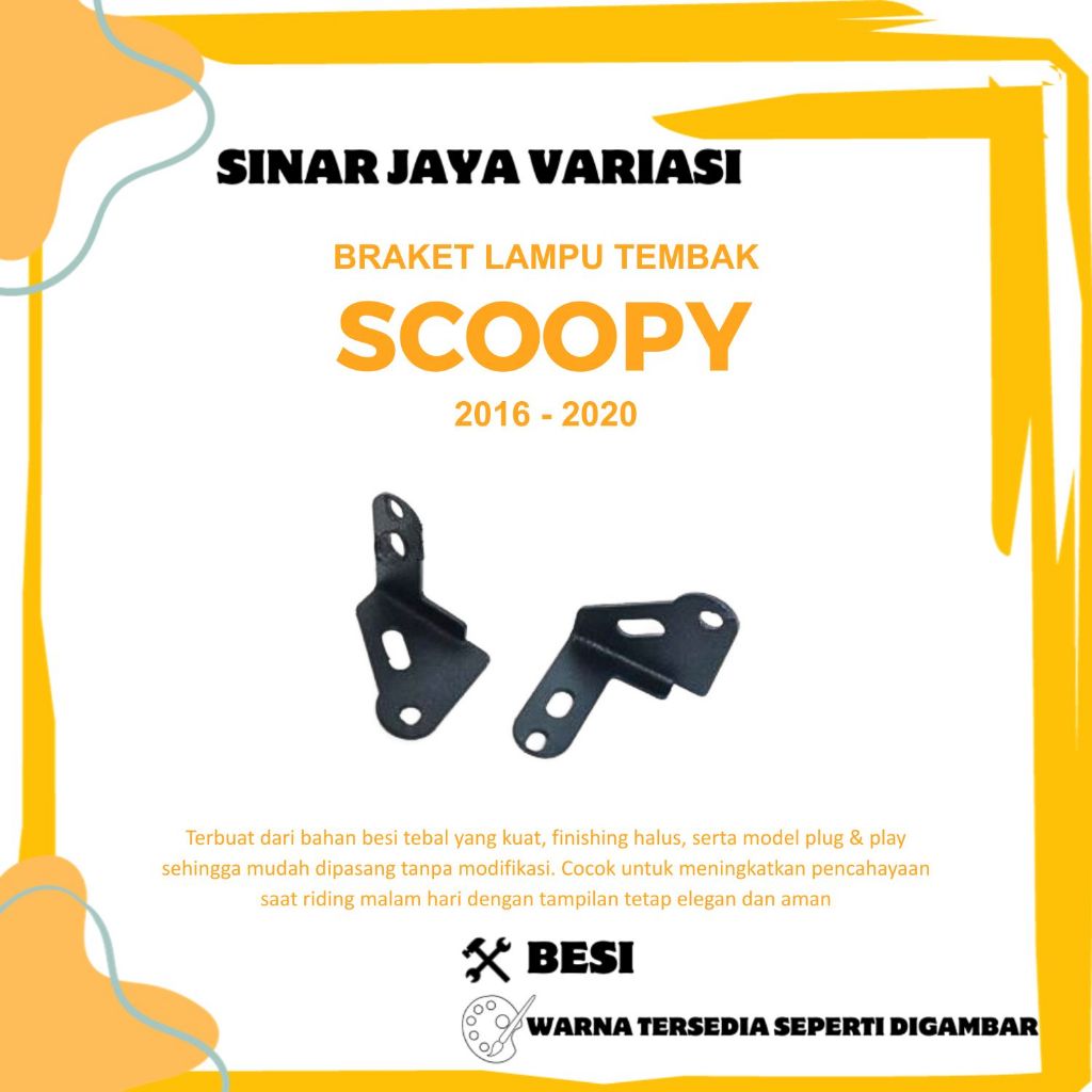 D2 SCOOPY 2016-2020 SPOTLIGHT MOUNTING BRACKET D2 LASER SCOOPY LIGHT BRACKET D2 SHOOTING LIGHT BRACK