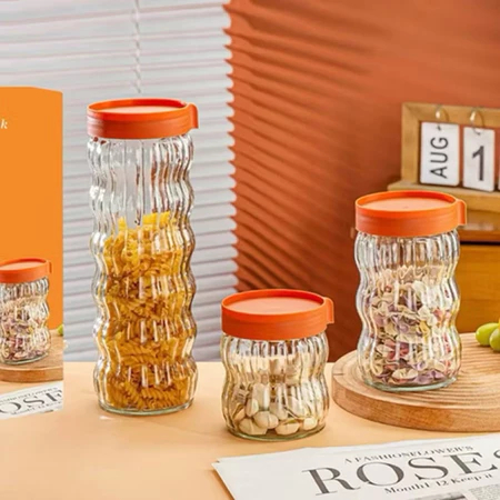 STARFRUIT MOTIF GLASS JAR / แก้วเพชร JAR / EID HAMPERS JAR