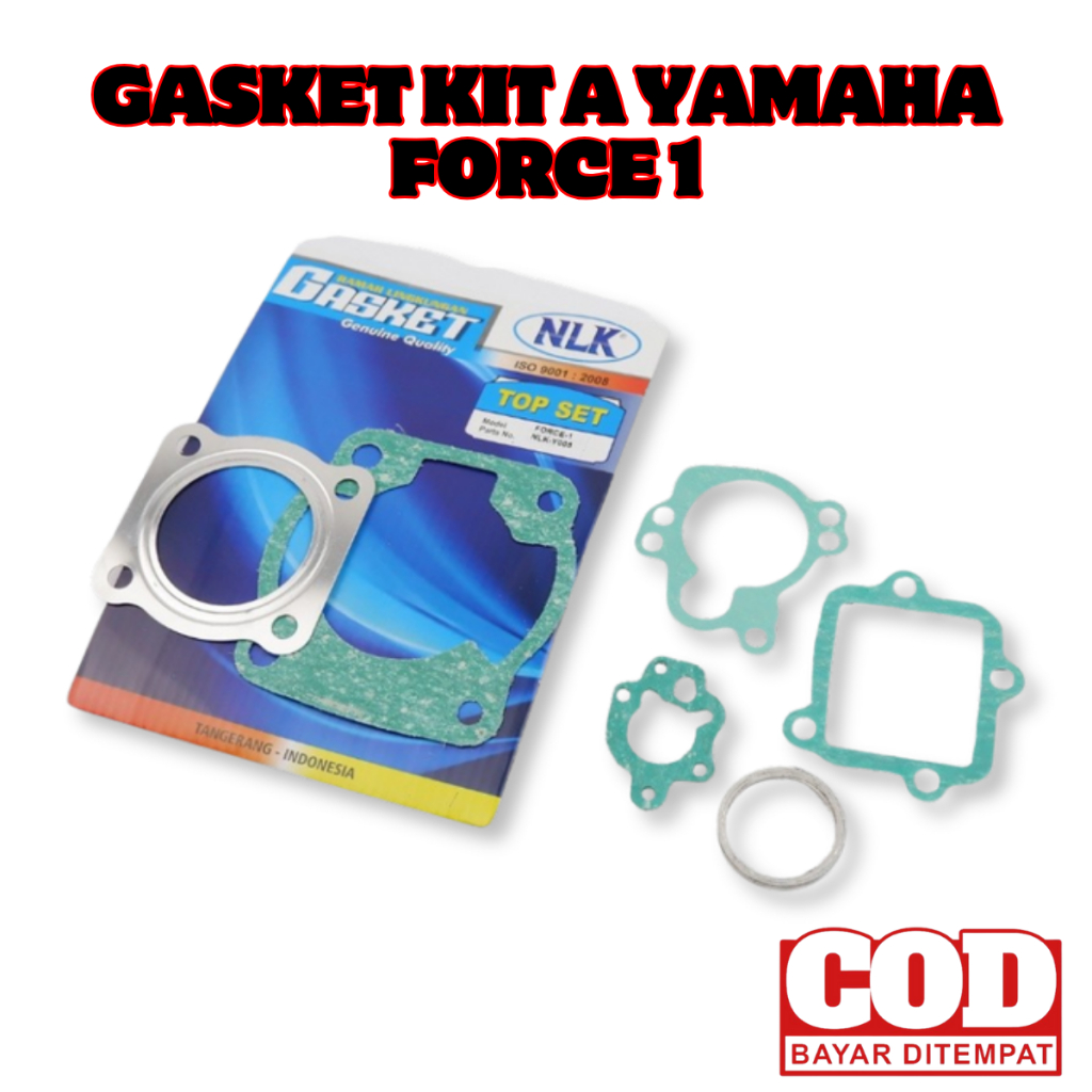 Original Top Set Yamaha Force 1 - ชุดปะเก็นชุดด้านบนบล็อกบรรจุ Yamaha Force 1- NLK-Y005 พรีเมี่ยม