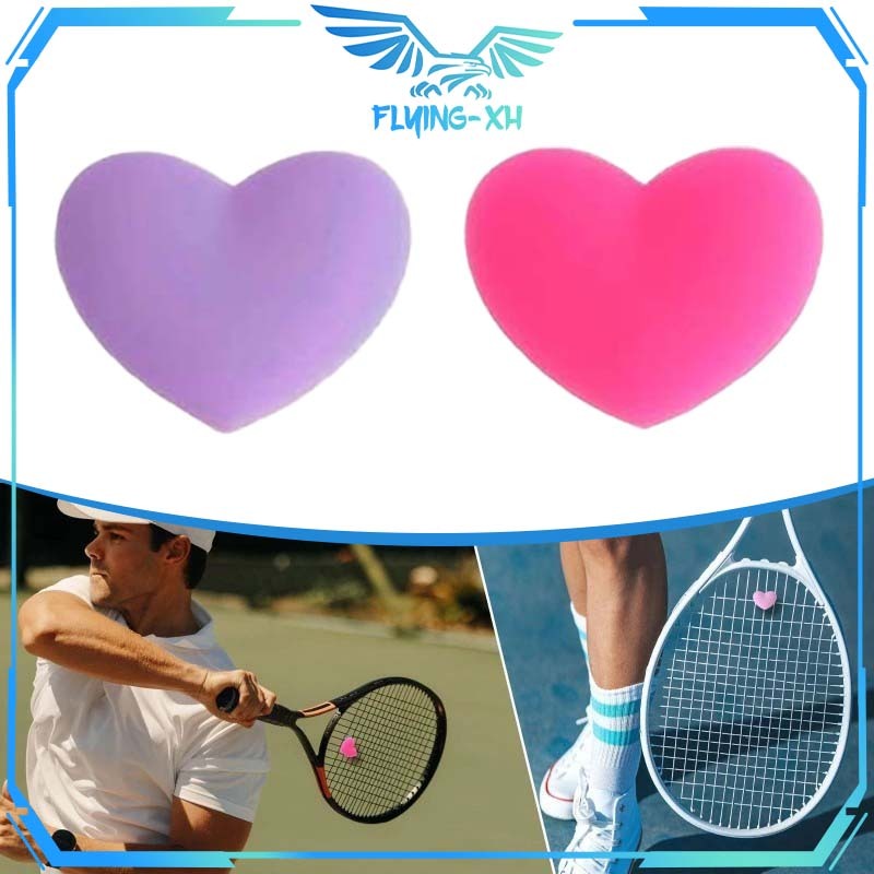 ไม้เทนนิสน่ารัก Damper Tennis Dampener Heart Motif ไม้เทนนิส Damper Head ไม้เทนนิส Damper