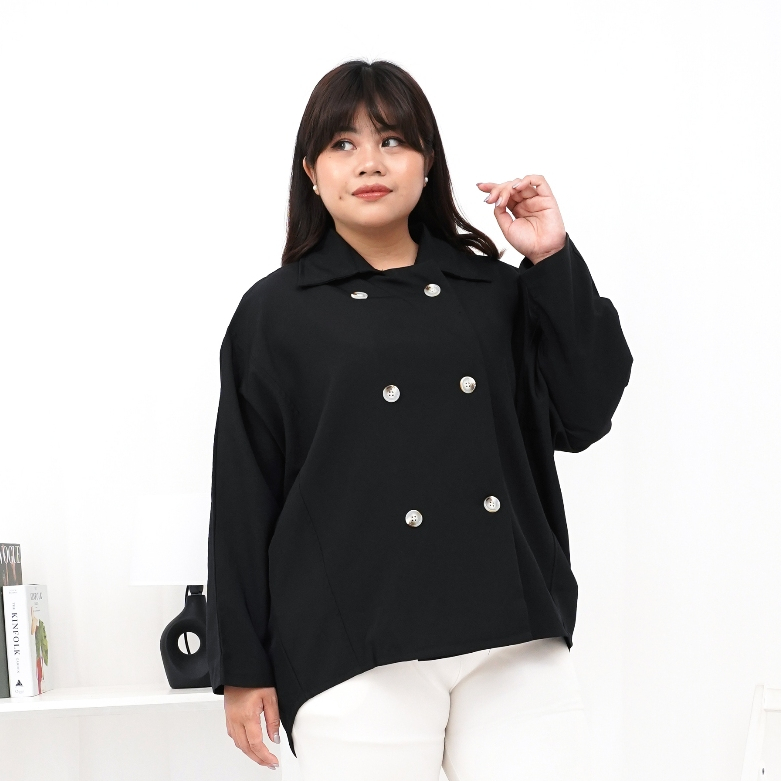 Bigwell Elvira Outer Bigsize / Outer Plus Size Oversize / Outer Korea / Outer Winter / Outer Oversiz