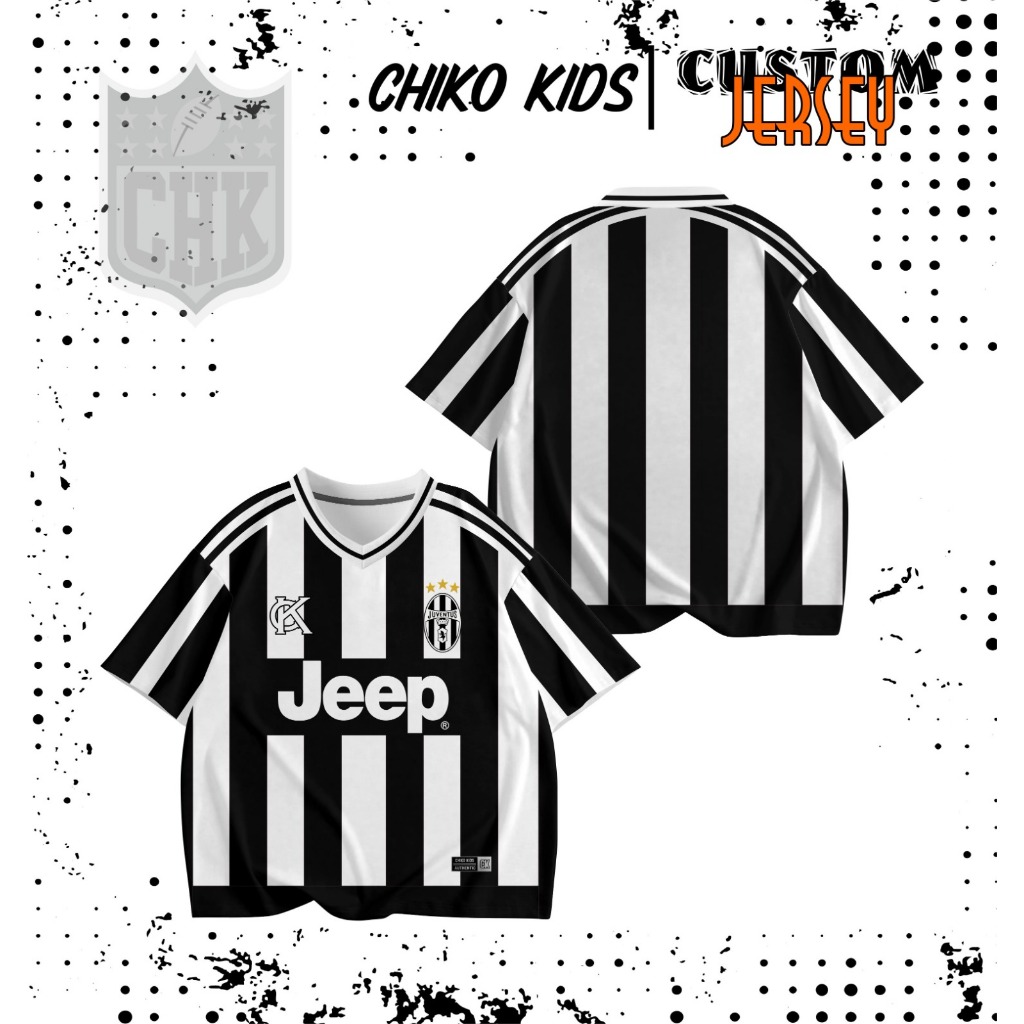Chiko kids Oversize Jersey สําหรับเด็กอายุ 2-12 ปี/rugby/basseball/NFL/เกาหลี/skenaoutfit/เสื้อยืดลายทาง
