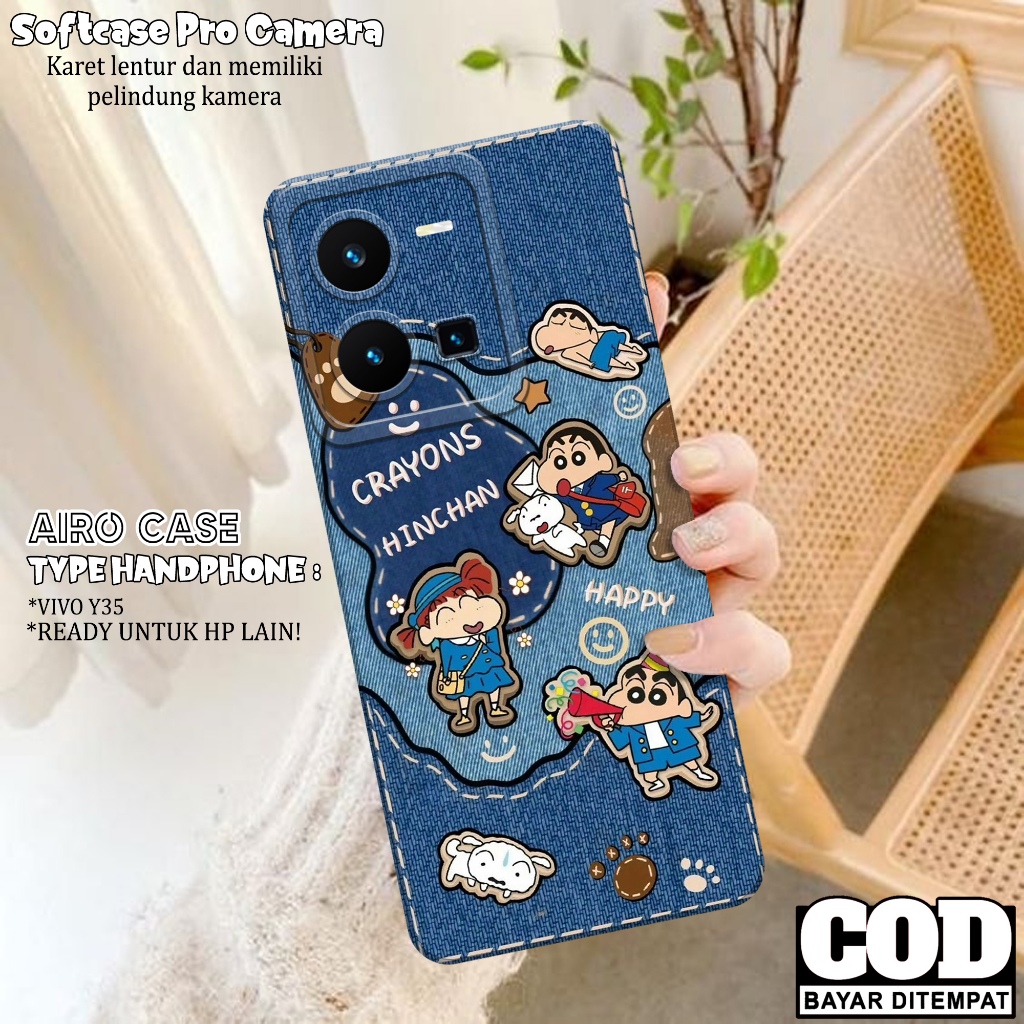 เคส HP VIVO Y35 - เคสแฟชั่นการ์ตูน - เคส VIVO Y35 - เคส VIVO Y35 Softcase - VIVO Y35 Silicone Tpu Pr