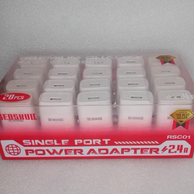 Redskull RSC01 Batok Charger 2.4A Fast Charging, Adaptor Charger RSC01, ปลีก 1 ชิ้น