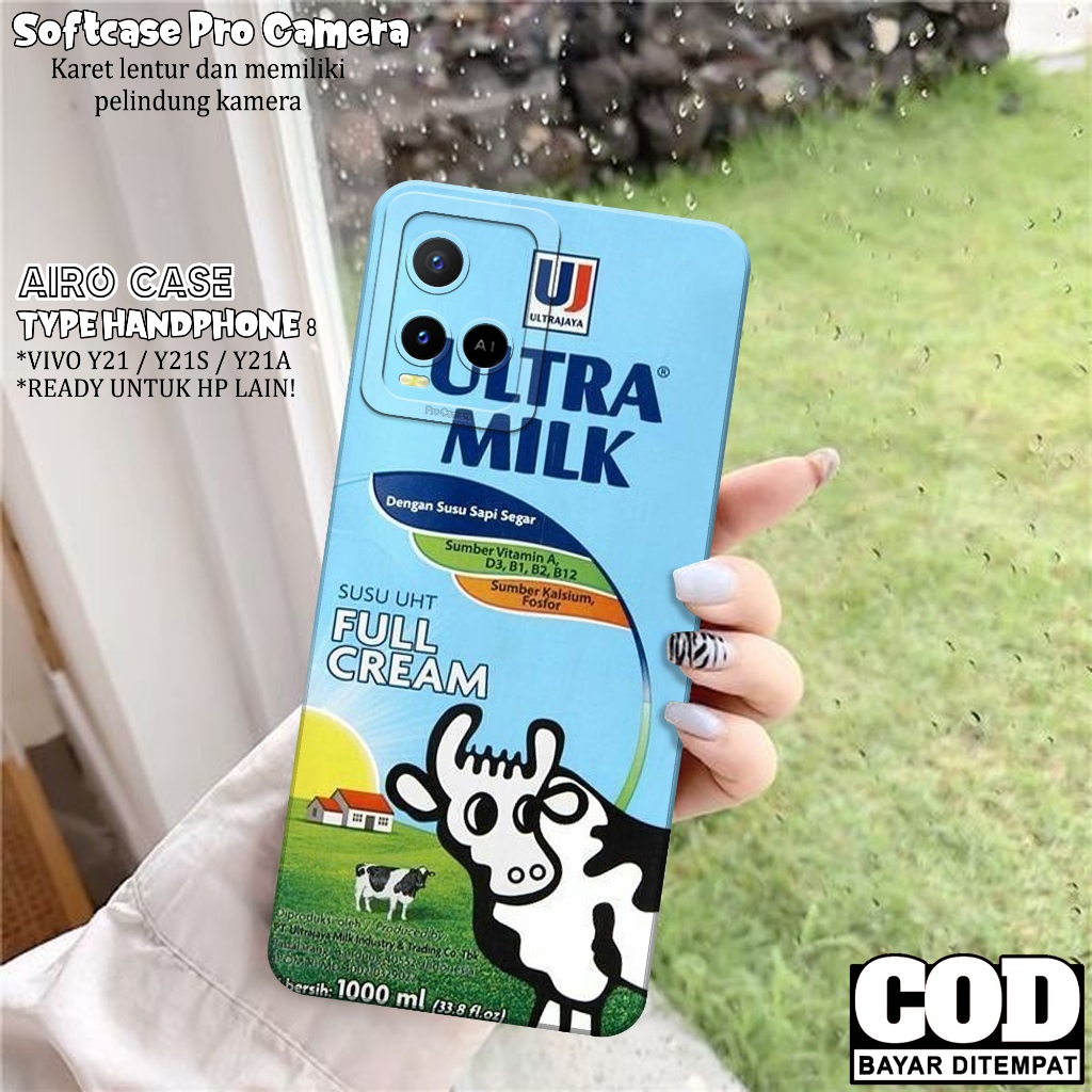 เคส HP Vivo Y21 / Y21S / Y21T / Y21A / Y33S / Y33T - เคส Tpu Softcase ล่าสุด - DRINKLE - Vivo Y21S /