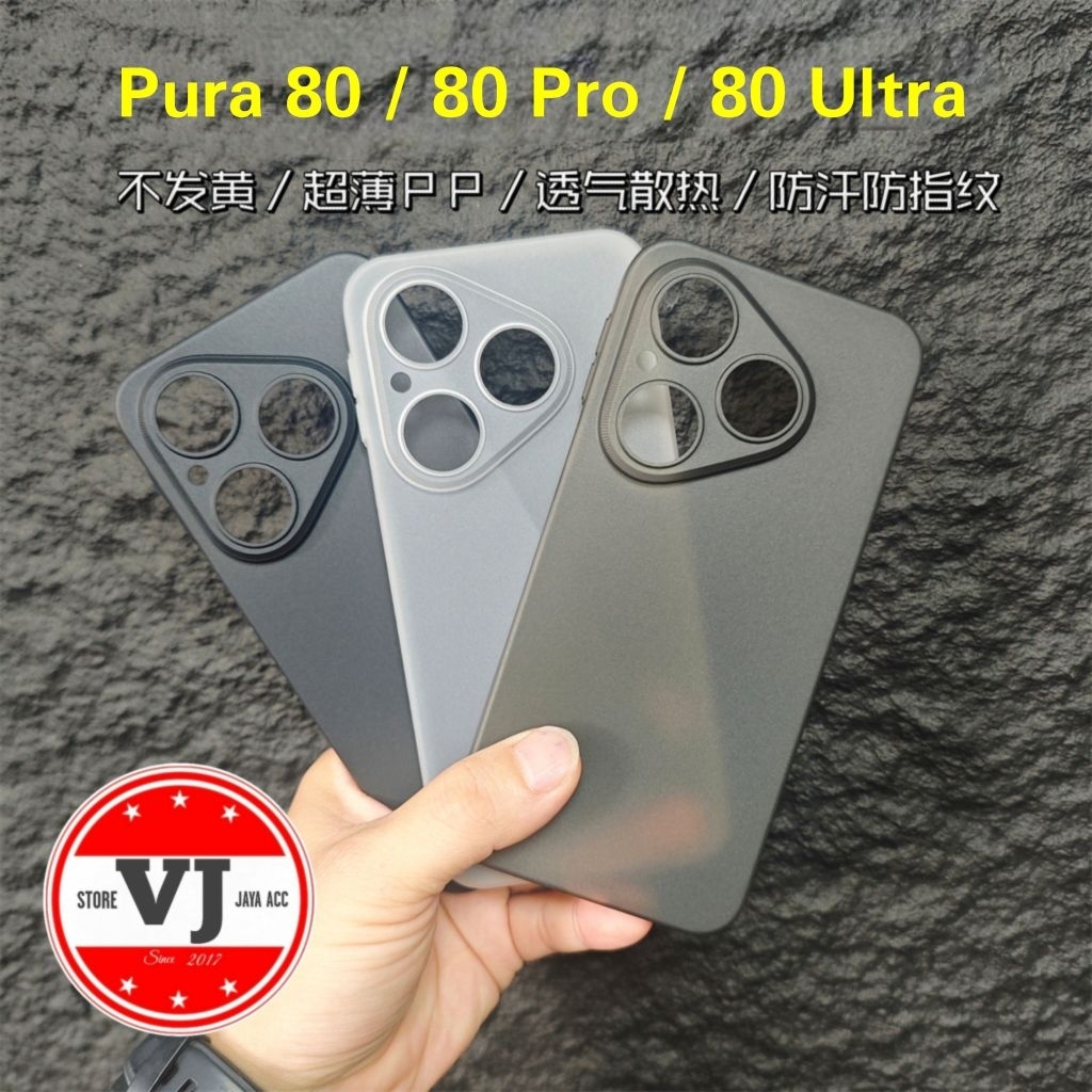 Slim PP Case Huawei Pura 80 / 80 Pro / 80 Ultra Case Thin For 80 Pro+ Semi Hardcase Small Hole