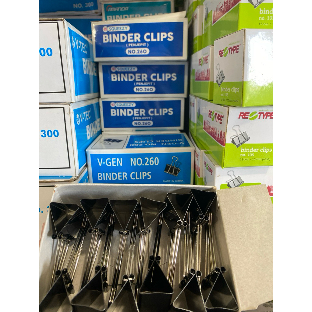 (12 ชิ้น) Binder Clip 260 / Binder Clip 2 นิ้ว (51 มม.)