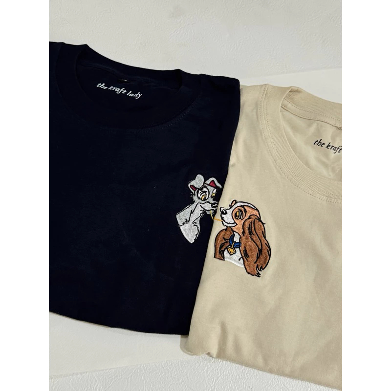 เสื้อยืดโลโก้ Lady and The Tramp