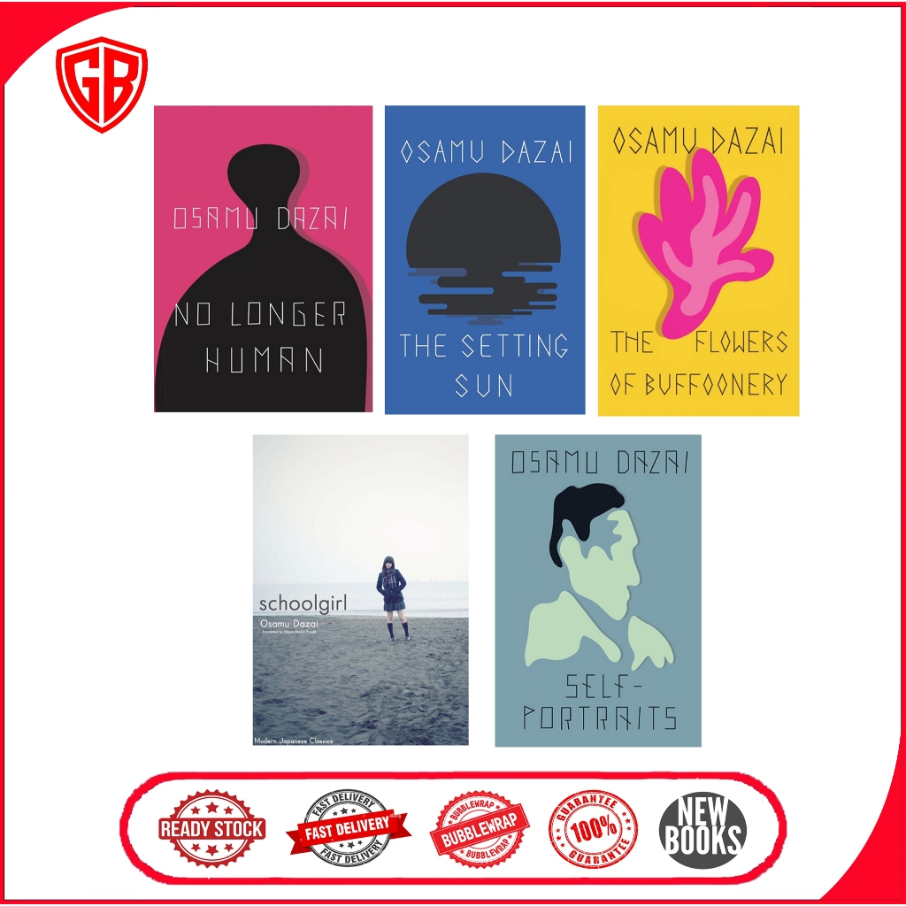 Osamu Dazai collection Book: No longer human | The setting sun | the flower of buffoonery