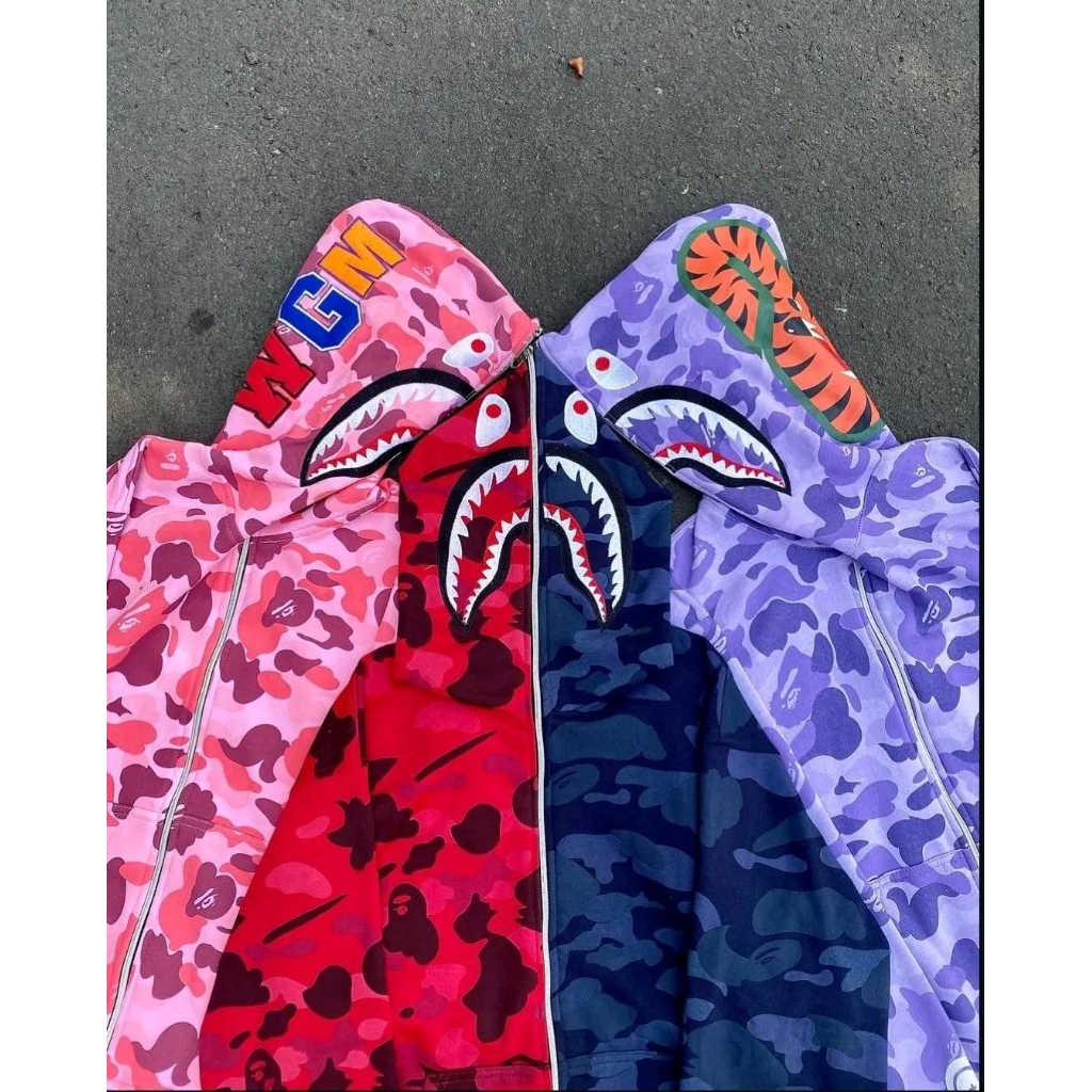 BAPE HOODIE READYY COLOR VARIANTS FULTAG