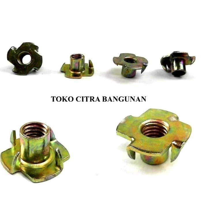 M8 ไม้ปลูก Nut Claw Nut 8 x 1.25 มม.T Nut ใส่ Nut Claw Type Nut T