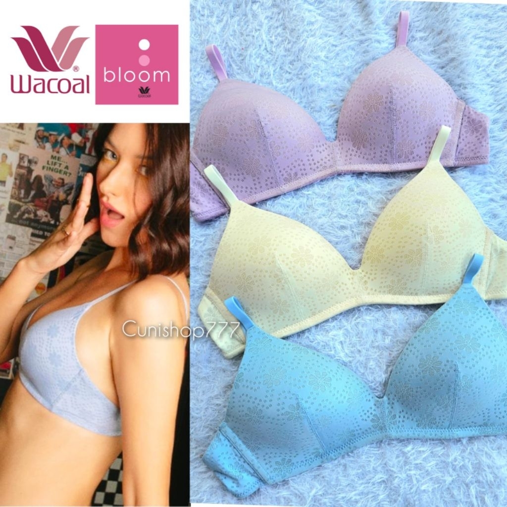 KATUN WACOAL BLOOM JUNIOR STEP 3 COTTON BRA 32B 34A 34B 34C 36A 36B 37C 38C พร้อมสายไฟ TB 3511 TB351