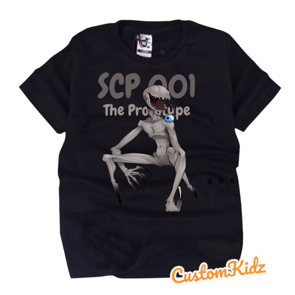 เสื้อผ้าเด็ก เสื้อยืดเด็ก SCP 001 the Prototype