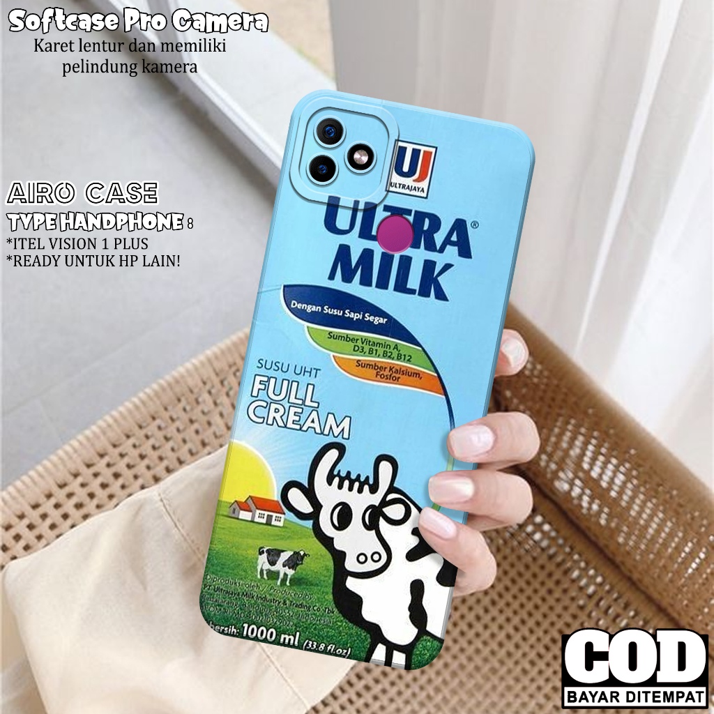 Softcase ITEL VISION 1 PLUS เคสล่าสุด ITEL VISION 1 PLUS แฟชั่นกรณี DRINK ปลอก ITEL VISION 1 PLUS ซิ