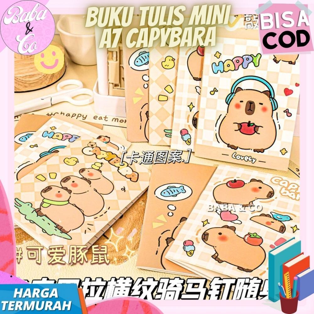 CAPYBARA MINI A7 โน๊ตบุ๊ค MINI A7 CAPYBARA โน๊ตบุ๊ค A7 CAPYBARA โน๊ตบุ๊ค MINI กระเป๋าโน๊ตบุ๊ค BOOK A