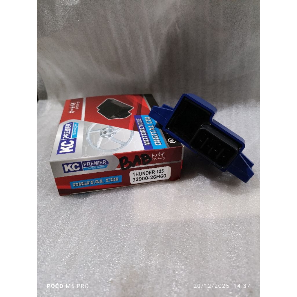 [1UNIT] CDI THUNDER 125 KC BRAND CDI THUNDER 125 MOTORCYCLE [NOT RETURNABLE]