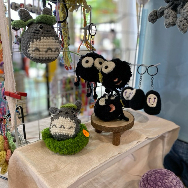 พวงกุญแจโครเชต์ ghibli series