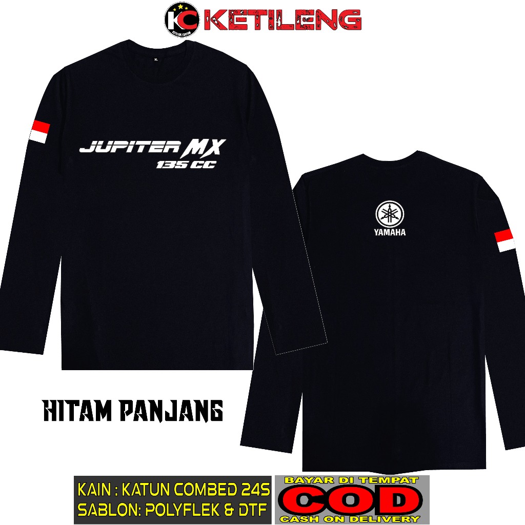 เสื้อยืด YAMAHA JUPITER MX 135 CC M1, 24S COMBED COTTON MATERIAL, THICK, COOL, DISTRO T-SHIRT, COOL 