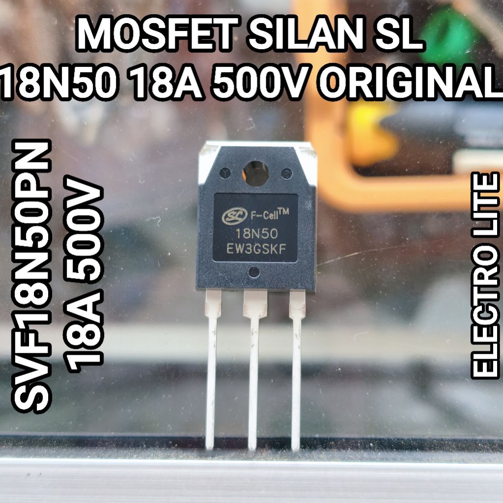 MOSFET SILAN SL 18N50 18A 500V SVF18N50PN ORIGINAL SL SILAN