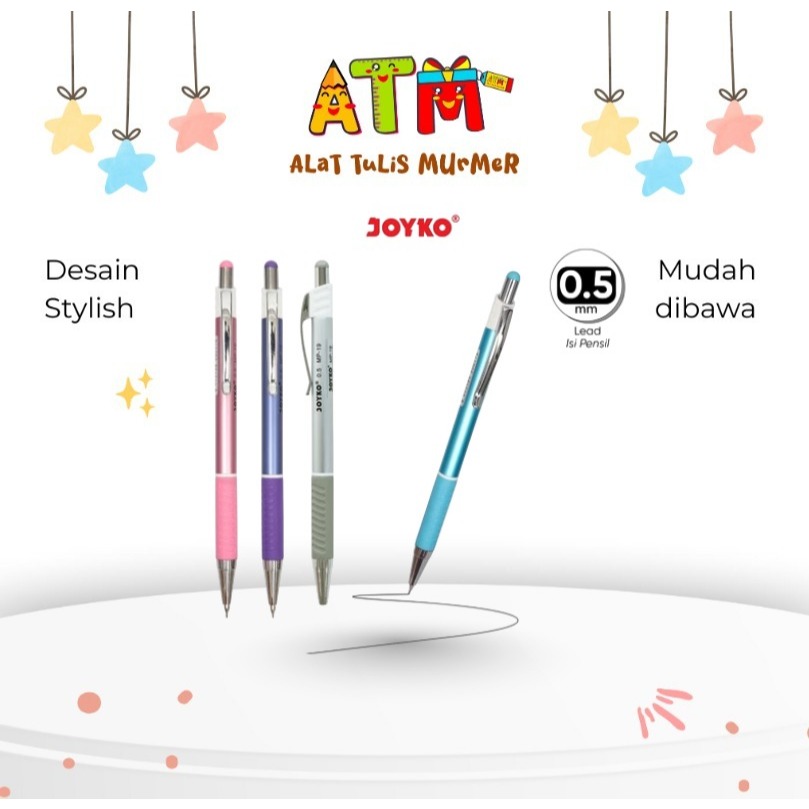 0.5MM MECHANICAL PENCIL/JOYKO MECHANICAL PENCIL MP-19