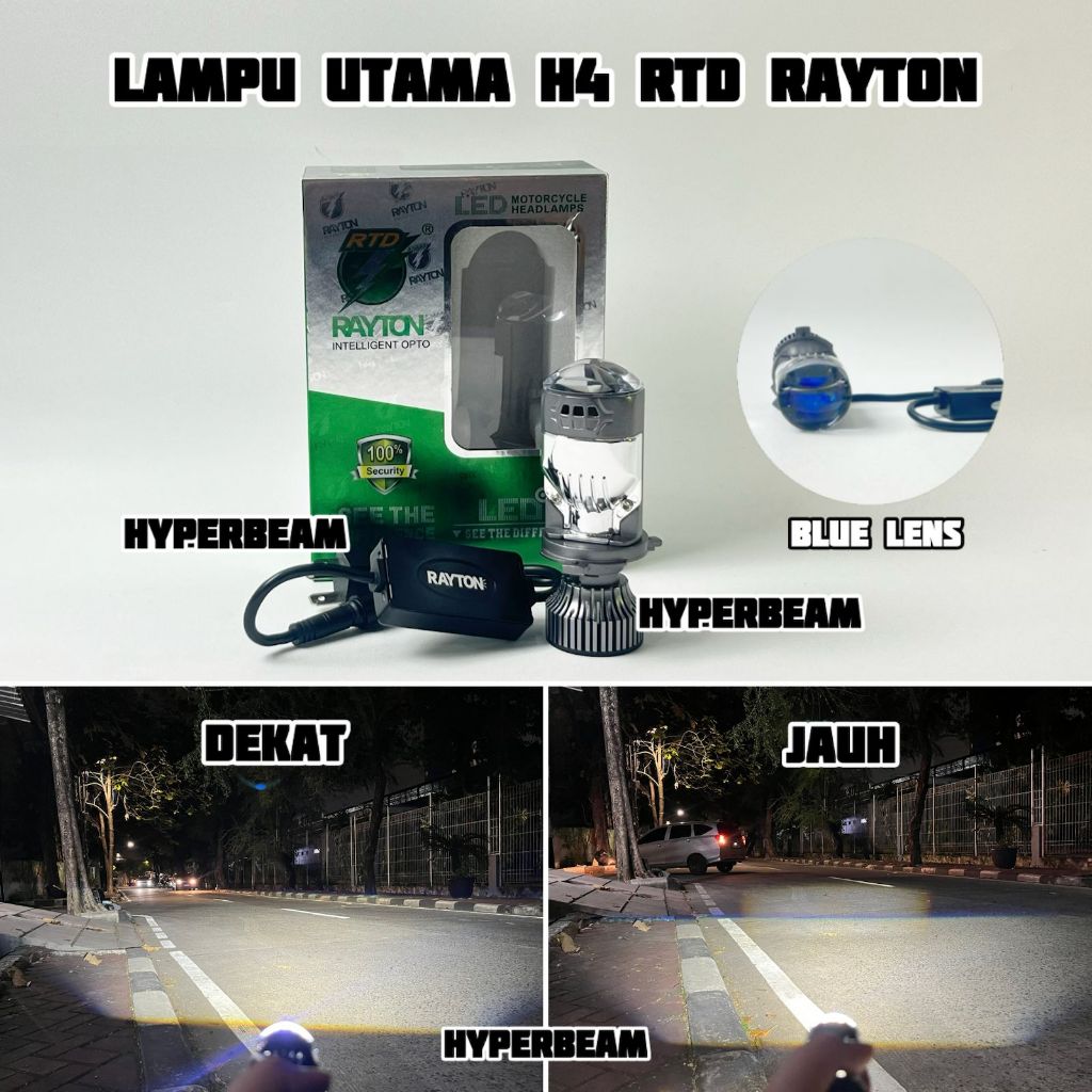 RTD RAYTON M1K - H4 ไฟหน้า Led