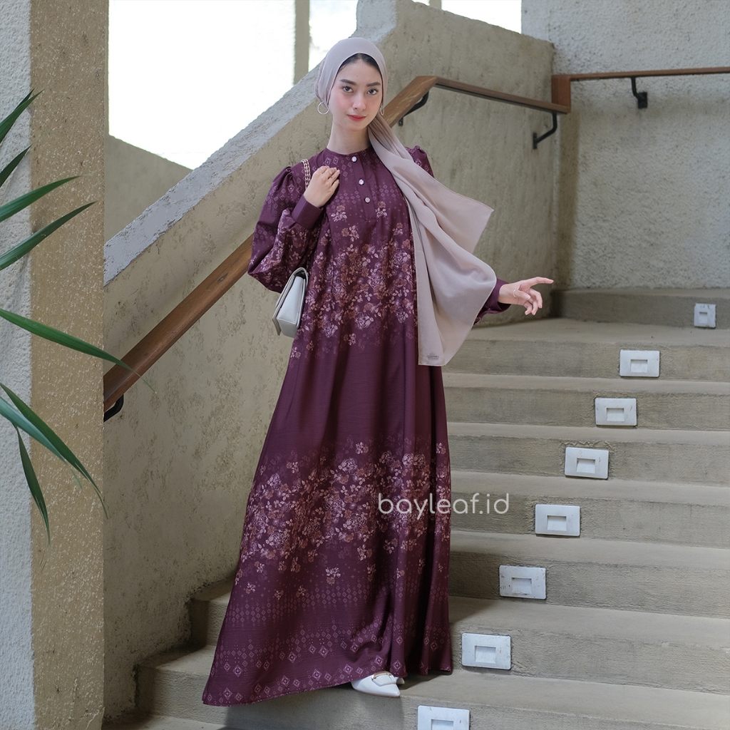Bayleaf.id Emilia Rosalie Maxi Dress Raya Series