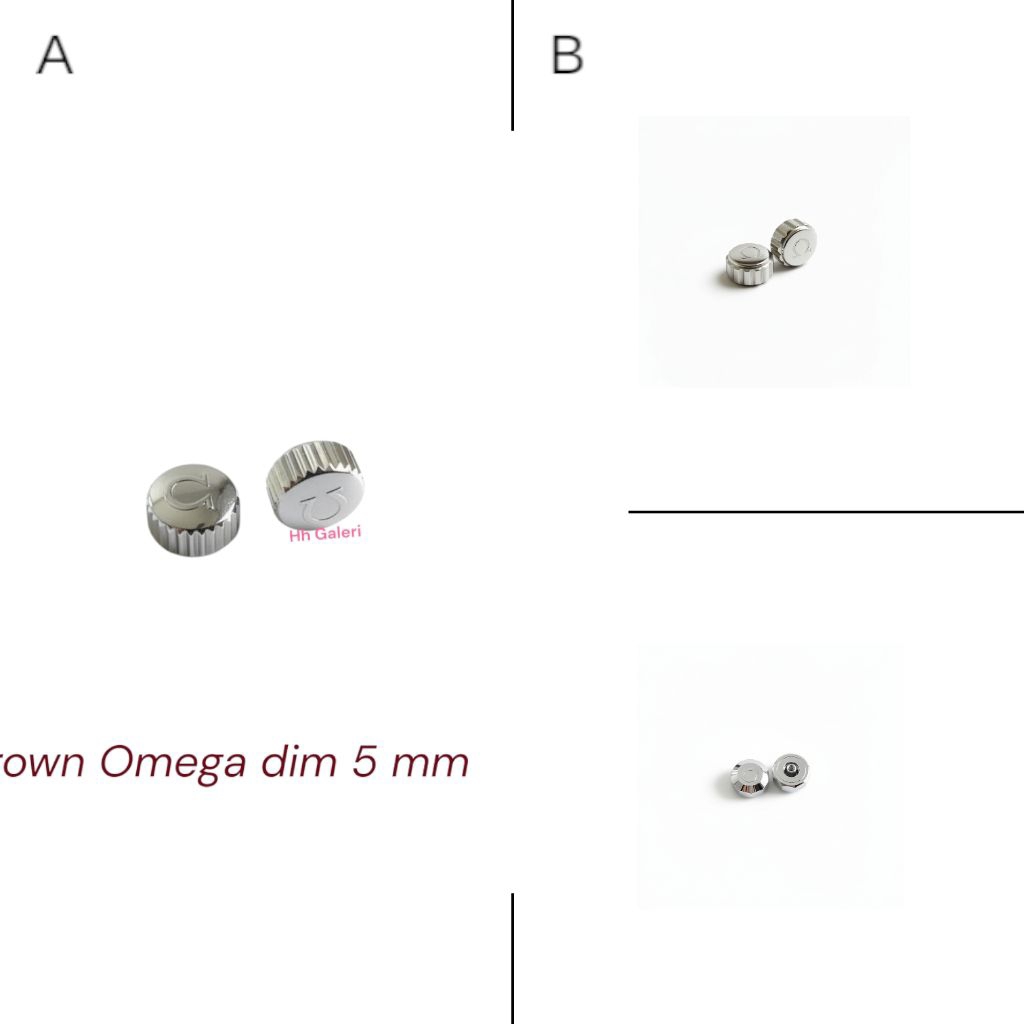 Crown Omega หลังการขาย Crown Knob Omega อะไหล่นาฬิกาหลังการขาย