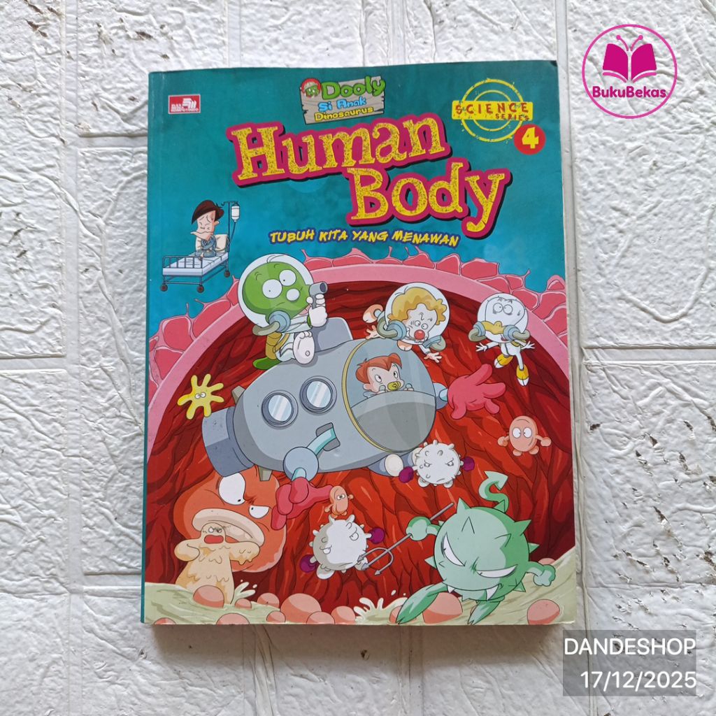 Dooly the Dinosaurs - HUMAN BODY - Science Series 4 - Educomics Why Science Comic Used Education Pre