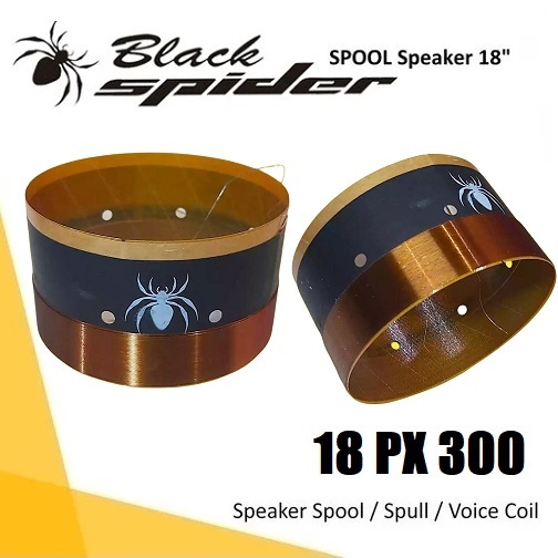 Spool Voice Coil SB 18 PX 300 Spool Speaker 18 นิ้ว PX-300 Black Spider VC (4 นิ้ว) 99.2mm Spole 18 