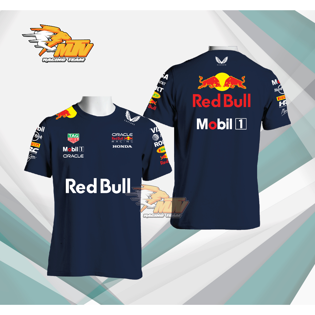 เสื้อยืด Oracle Redbull Racing F1 2025 คุณภาพที่ดีที่สุดระดับพรีเมียม