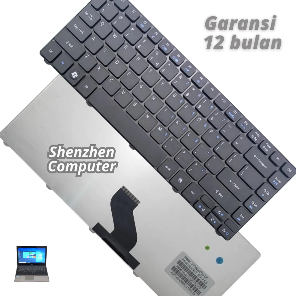 คีย์บอร์ดโน้ตบุ๊ก Acer E1-471 / E1-471G / E1-421 thumbnail 3