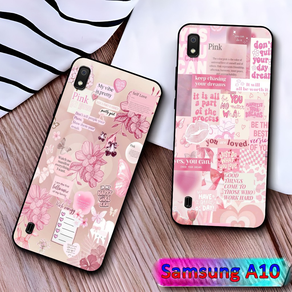 เคส HP Samsung A10 - เคส N1 - [KK Motif No. 49] - Samsung A10 Fashion Softcase - Glossy Hardcase - P